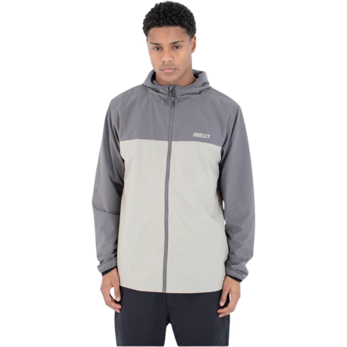 2026 Hurley Herre-vindjakke MJKEU00050 - Grey
